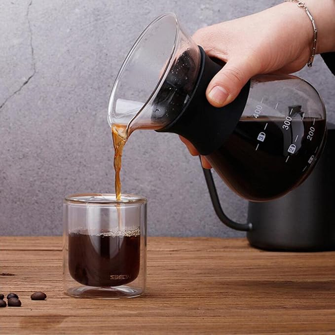 COFFEE POUR OVER GLASS 400ML  22715