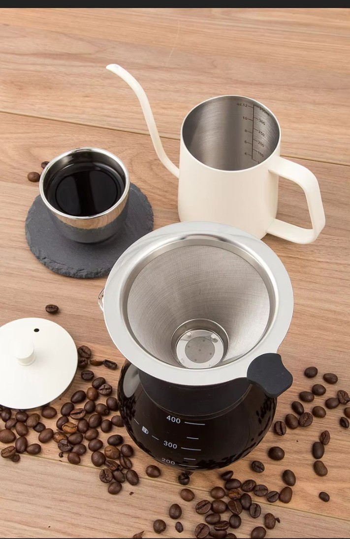 COFFEE POUR OVER GLASS 400ML  22715