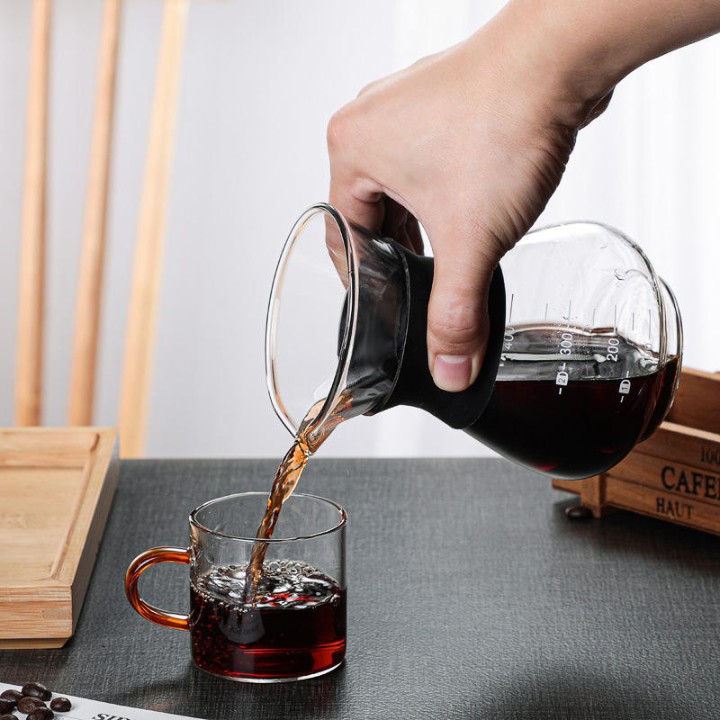 COFFEE POUR OVER GLASS 400ML  22715