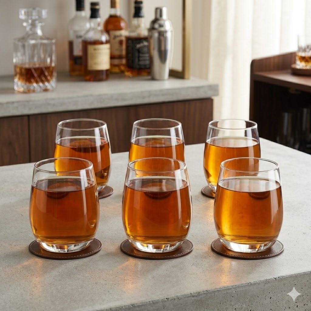 WHISKY TUMBLER 370ML 6 PCS  20156 | ES7002-2
