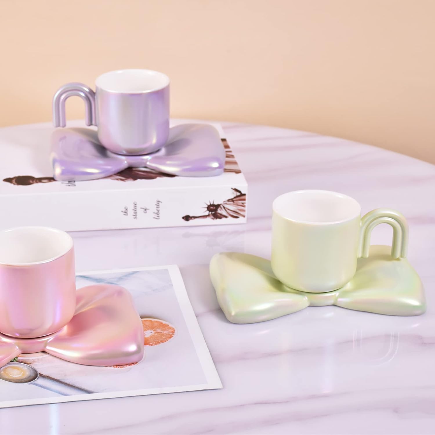 CERAMIC  MUG BOW TIE 350ML  22543