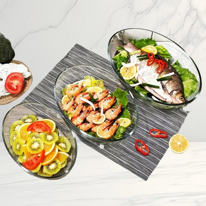 BAKING DISH ROUND 3PCS SET (8,10,12 INCH ) BOX PACK 22849 | H2151-3