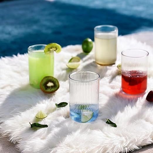 WHISKY  GLASS LINING ROUND 390ML 6PCS DELI  22835 | KB295B
