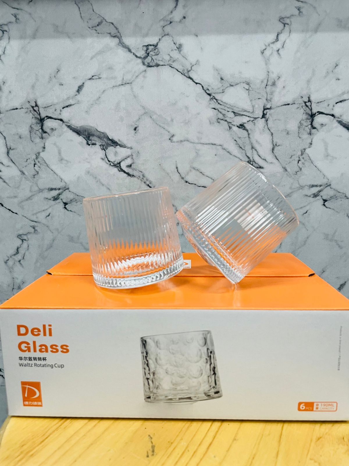 DOT WHISKY GLASS 190ML 6PCS SET 22500 I TKB512B