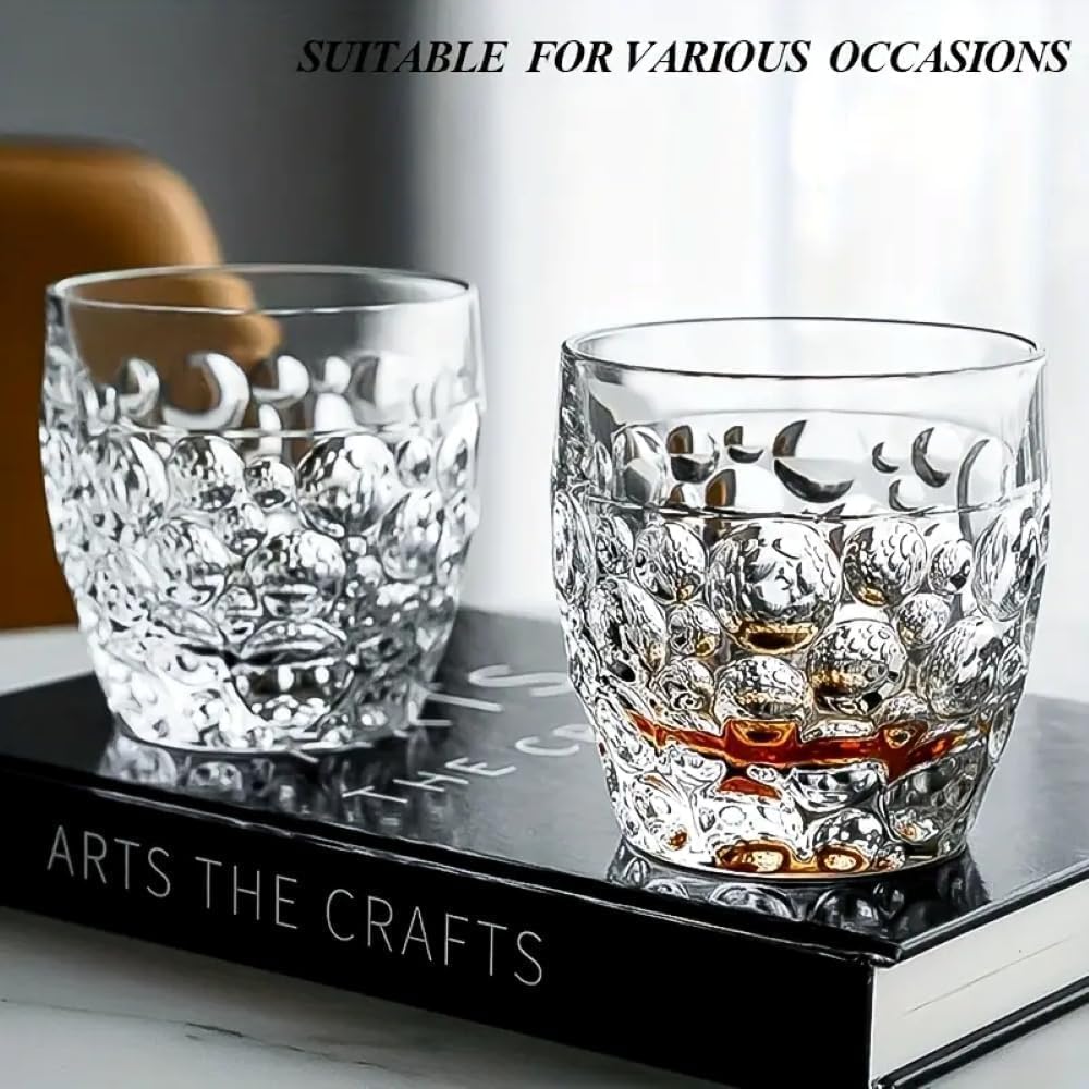 WHISKEY GLASS BUBBLE 340 ML 6 PCS SET  22780 | TK220
