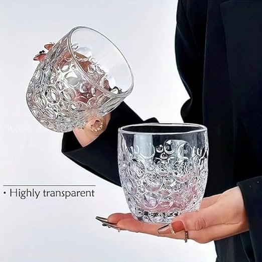 WHISKEY GLASS BUBBLE 340 ML 6 PCS SET  22780 | TK220