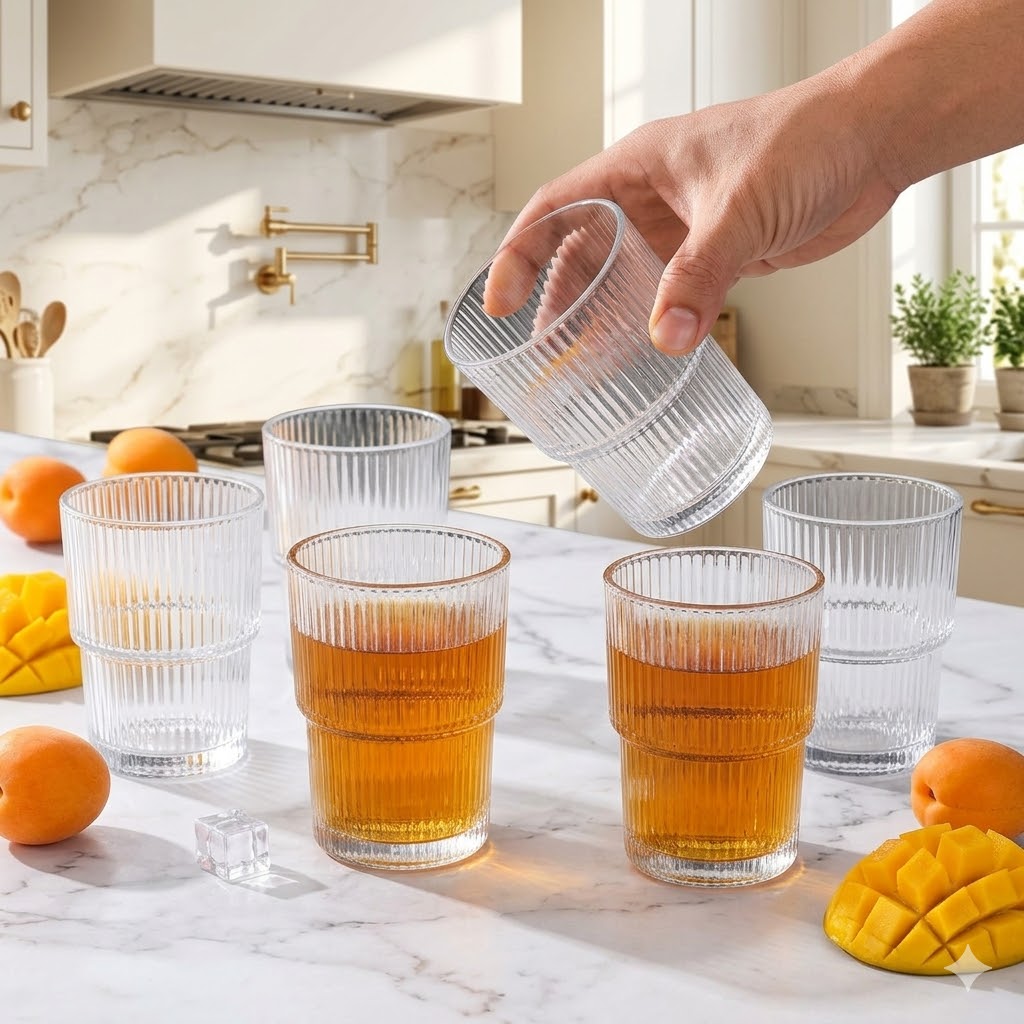 LINING JUICE GLASS 320ML 6 PCS SET   22788 | TY7510-3
