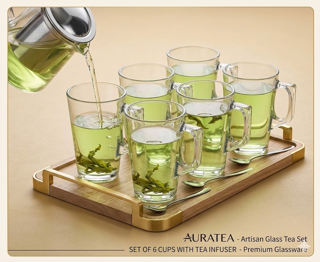 SMALL TEA CUP 130ML 6PCS 20151 | DZB2010-1