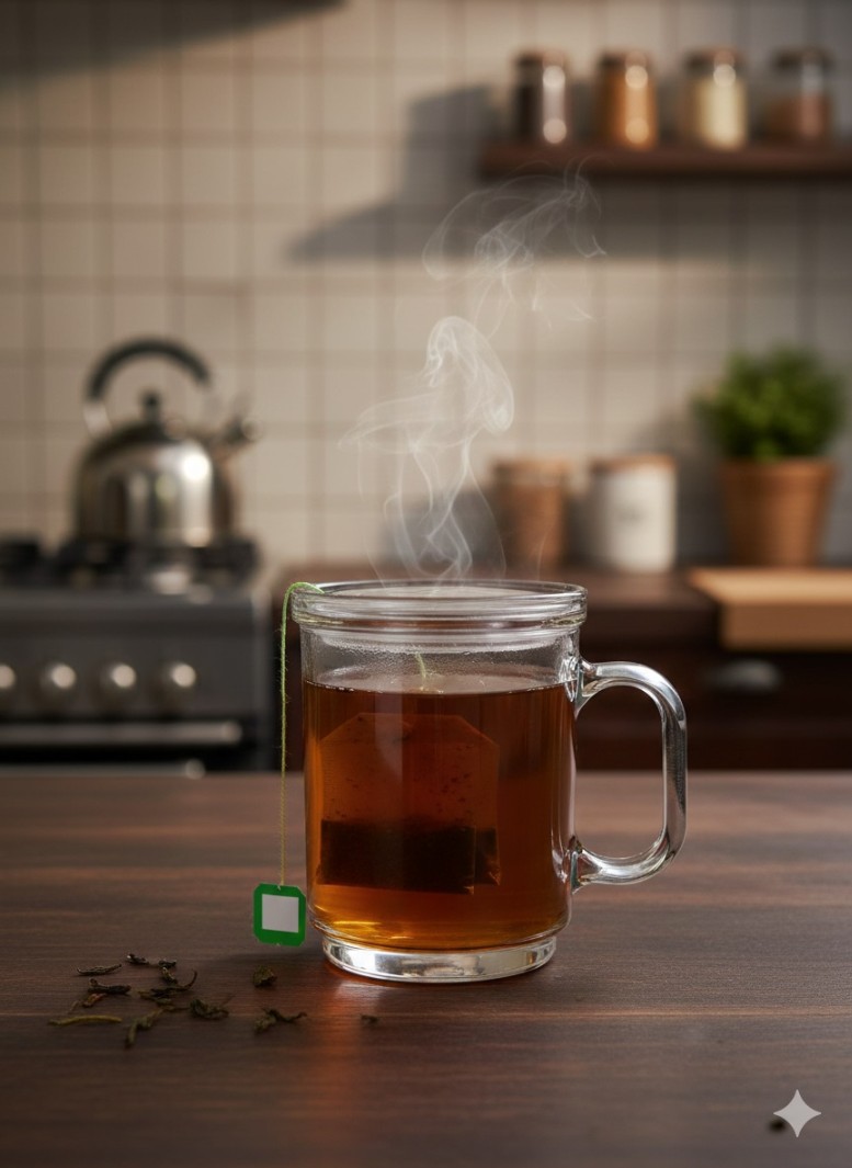 RAIN RIPPLE TEA CUP WITH LID 390ML  22752 | EZ385