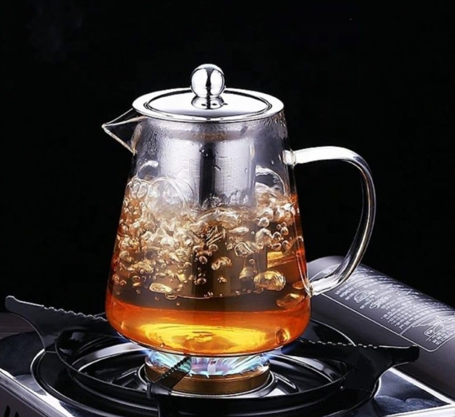 GREEN TEA KETTLE TRIANGLE STRAINER 900ML  20986 | GPH74-3