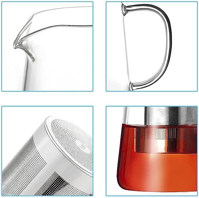 GREEN TEA KETTLE TRIANGLE STRAINER 900ML  20986 | GPH74-3