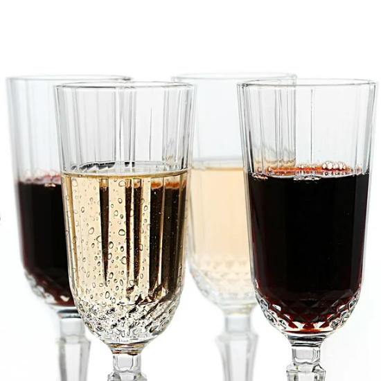 CHAMPANGE GLASS DELI 180ML 6 PCS SET  22699 |DSJ0217