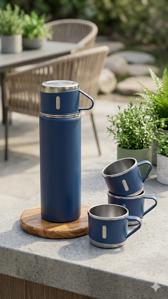 VACUUM FLASK BOTTLE SET  20979 | MVF-L3