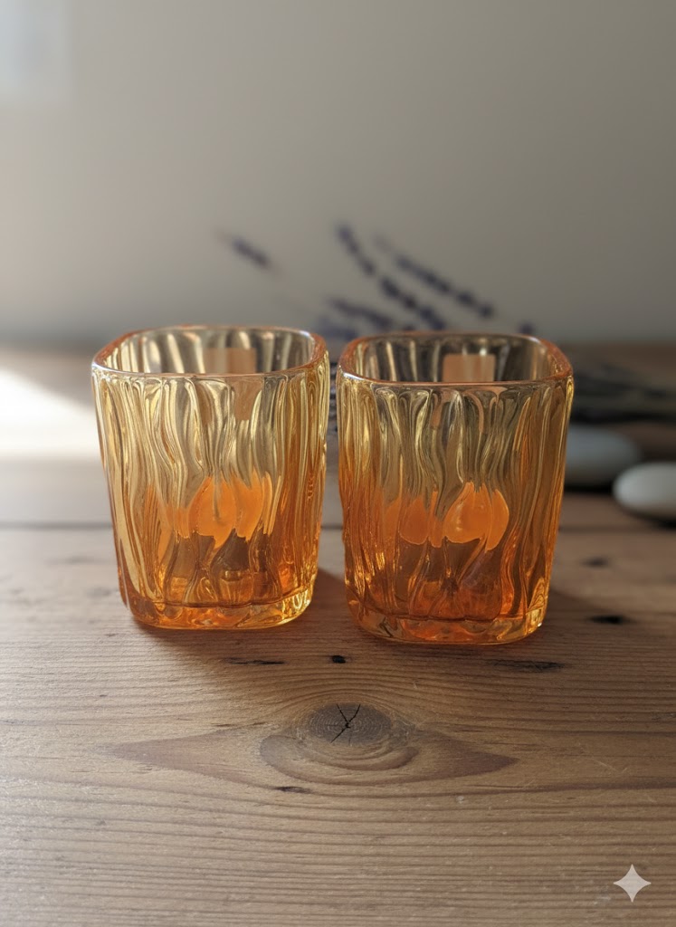 JUICE GLASS GOLDEN 200ML 6 PCS SET  23087 I TKB6002-AHA