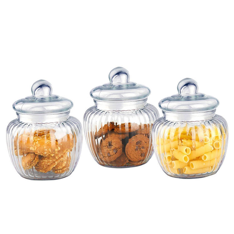 POP JAR ROUND 700ML 3 PCS SET BOX PACK 23132 | GTY-2510