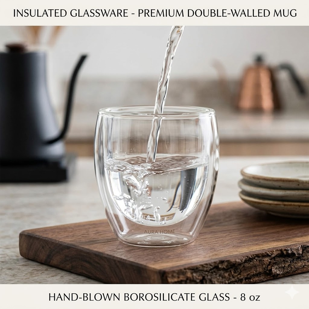 DW GLASS MUG 250ML 1 PCS  23137 | GDN210-250