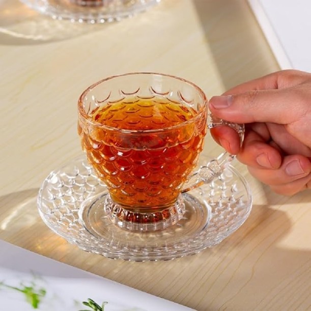 FISH TEA CUP AND  SAUCER 12PCS  20462 | CF029SET
