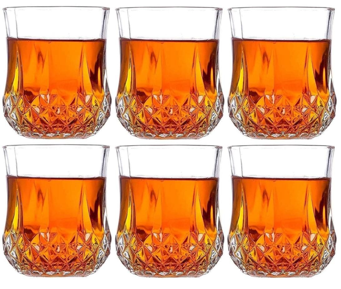 SHORT RAJWADI GLASS 210ML 6PCS  21569 | KB048-2