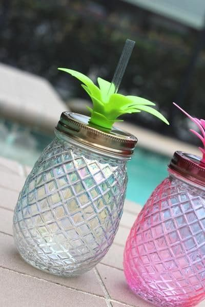 PINEAPPLE MASON JAR 450ML 22654 | H23468588