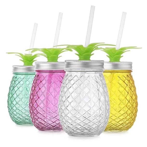 PINEAPPLE MASON JAR 450ML 22654 | H23468588