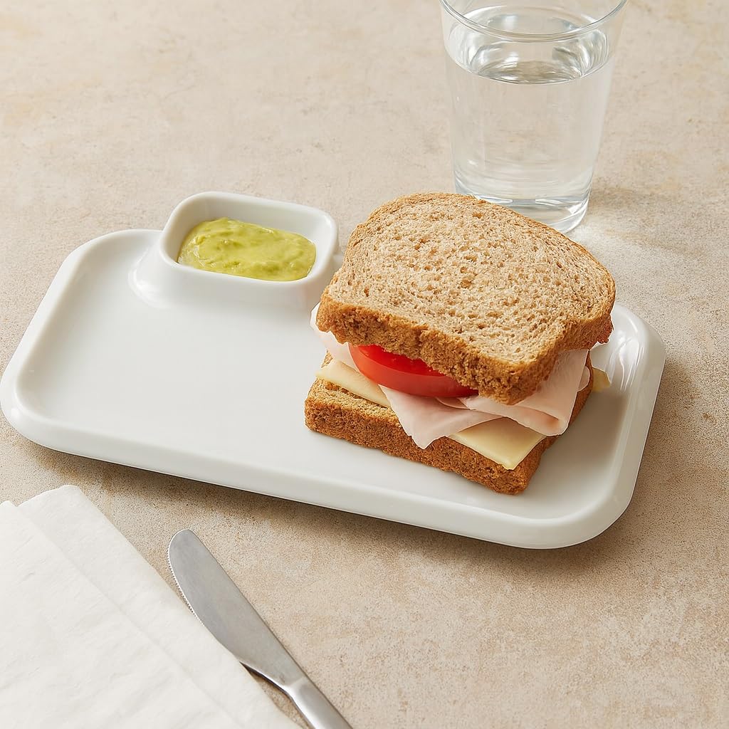 CERAMIC SNACK SERVING DIP SET 12INCH  22940 IZD107114