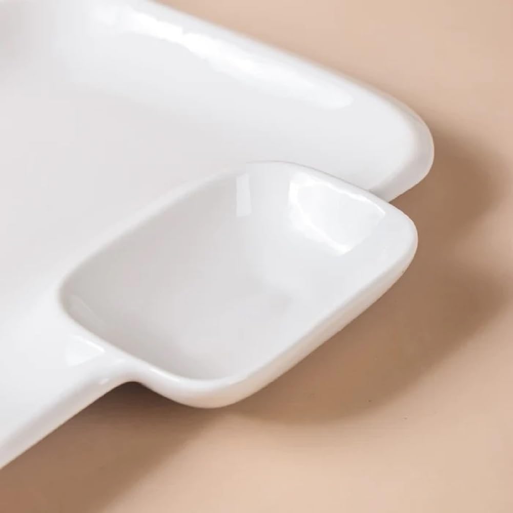 CERAMIC SNACK SERVING DIP SET 12INCH  22940 IZD107114