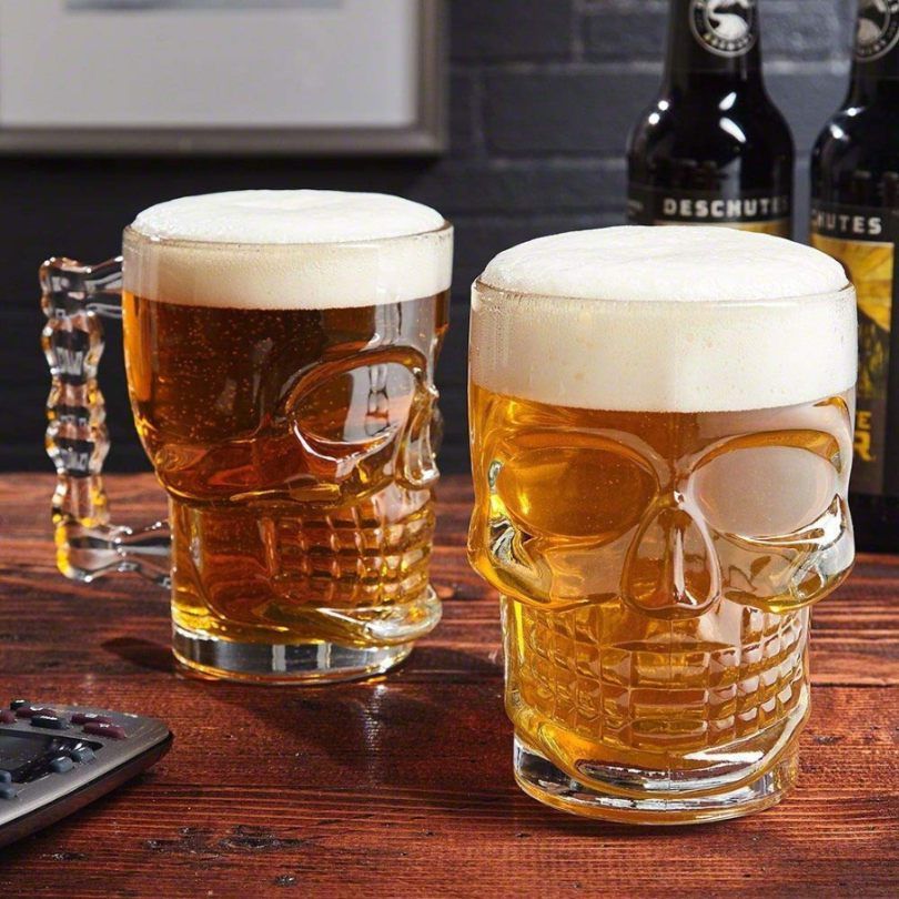 SKULL BEER MUG  500ML  6PC DELI 20559 | DZB309