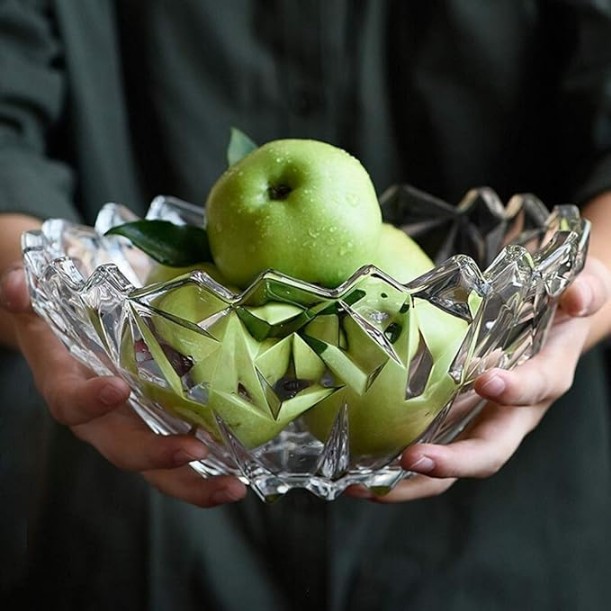 CRYSTAL FRUIT BOWL 12 INCH  20169 | Y7041-2
