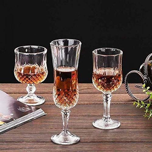 LONG WINE CRYSTAL GLASS 155ML 6PCS  20163 | Y3203-1