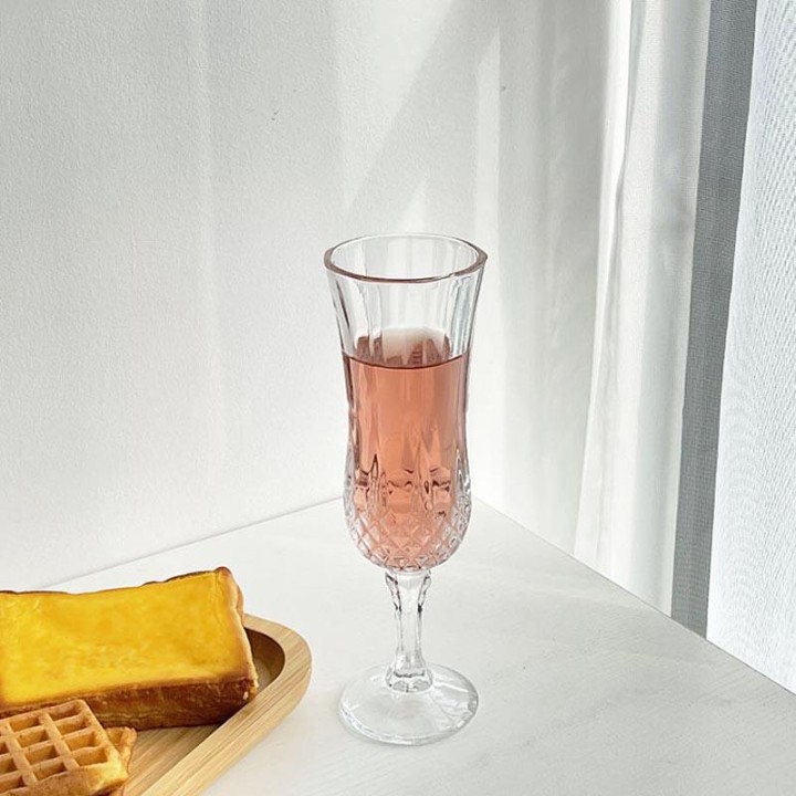 LONG WINE CRYSTAL GLASS 155ML 6PCS  20163 | Y3203-1