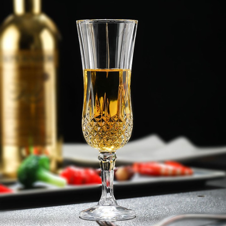 LONG WINE CRYSTAL GLASS 155ML 6PCS  20163 | Y3203-1