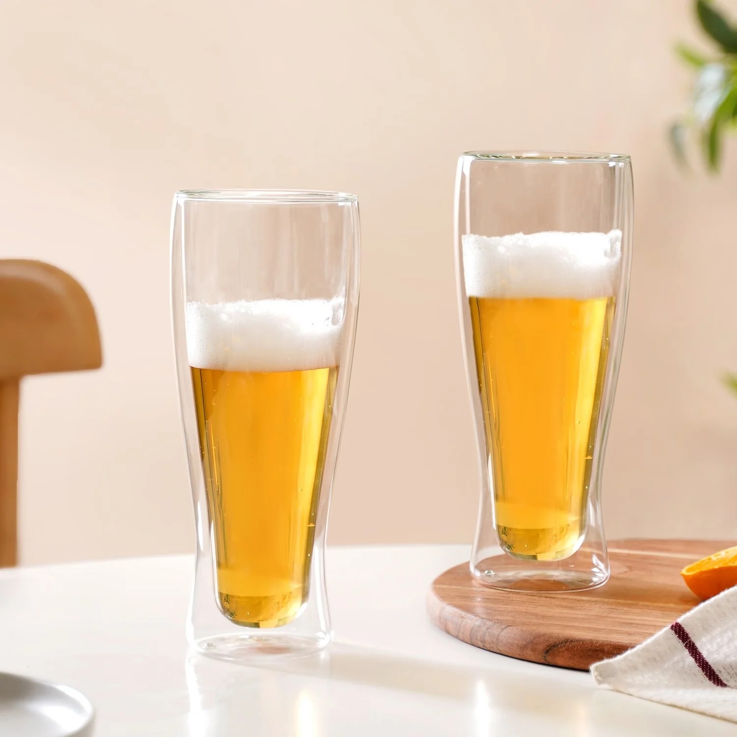 DW BEER PILSNER GLASS 250ML 1PCS 22035  | LX-16