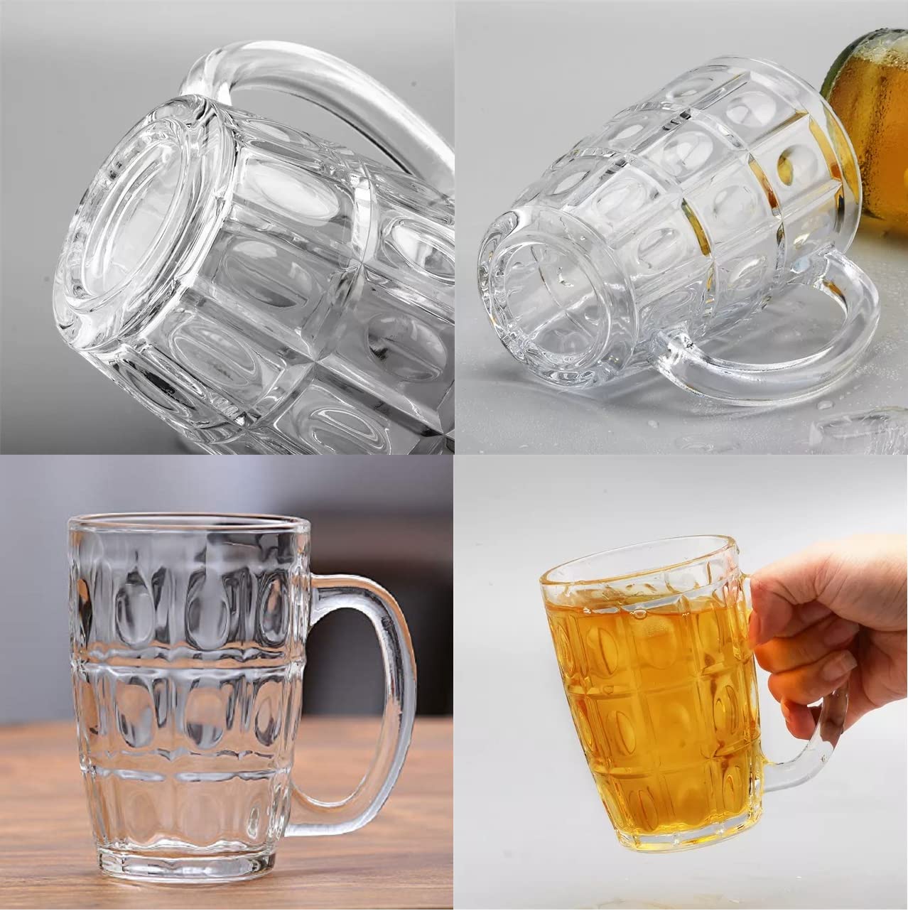 BEER MUG 370ML 6 PCS SET  22634 | DZB33-L6