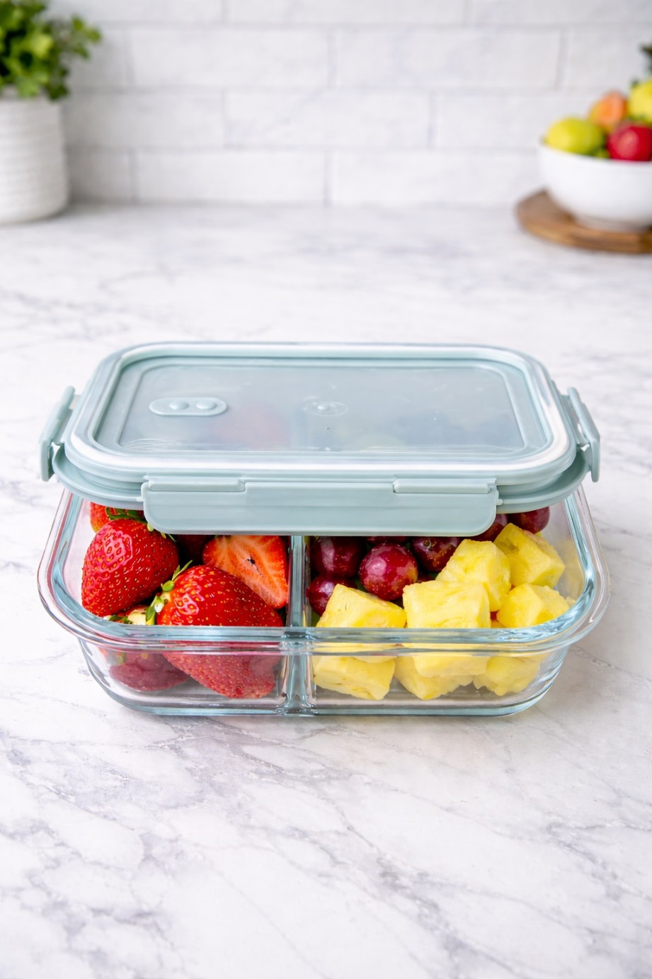 LUNCH BOX 2 PARTITION 1 LTR  22430|BX1001-2GD