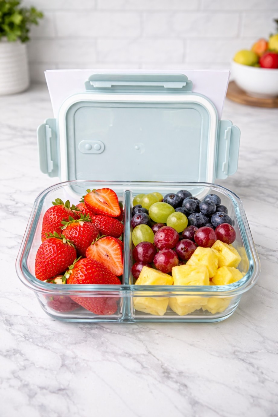 LUNCH BOX 2 PARTITION 1 LTR  22430|BX1001-2GD