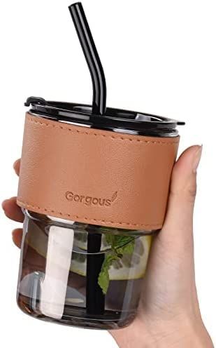LEATHER GRIP MASON MUG 430ML 23153 | H6-0005-SMOKE