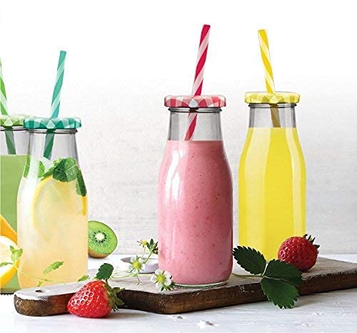 500ML GM MILK BOTTLES BLACK  LID  22952