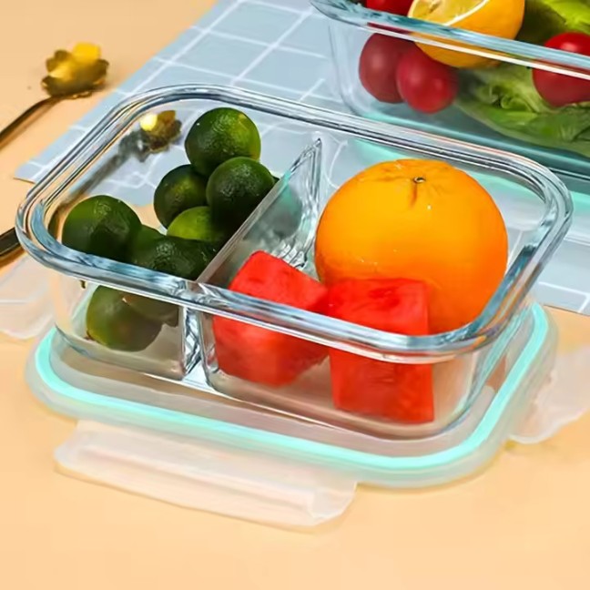 LUNCH BOX LEAK PROOF 2 PARTITION 1 LIT 22608 |H2160-0202