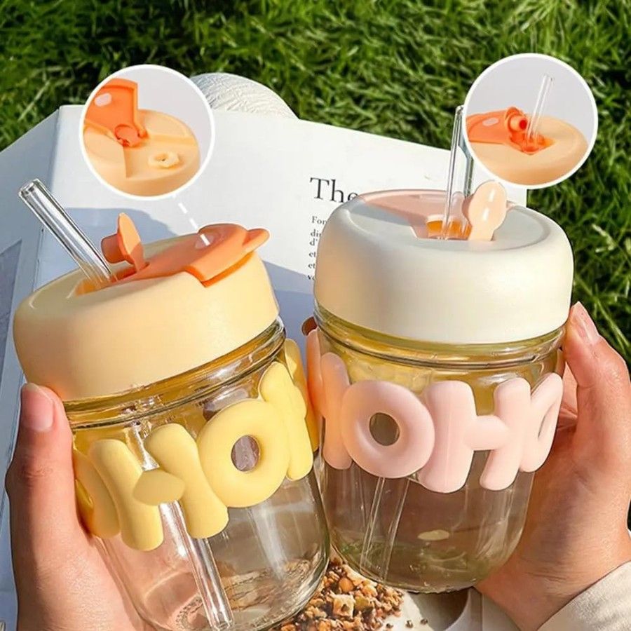 HOHO STRAW CUP 350ML BOX PACK 22211 | H6-0109