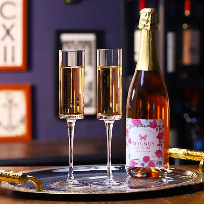 CHAMPAGNE WINE STRAIGHT 190ML. 6 PCS 22293 |EJ7719
