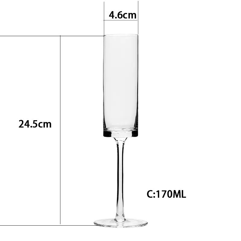 CHAMPAGNE WINE STRAIGHT 190ML. 6 PCS 22293 |EJ7719