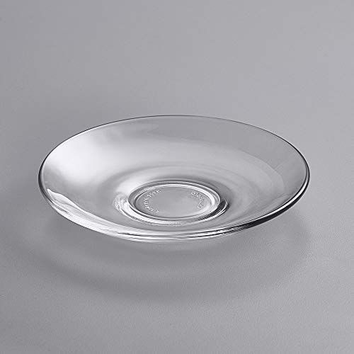 GLASS SAUCER SMALL 6PCS 20842 | KTW316