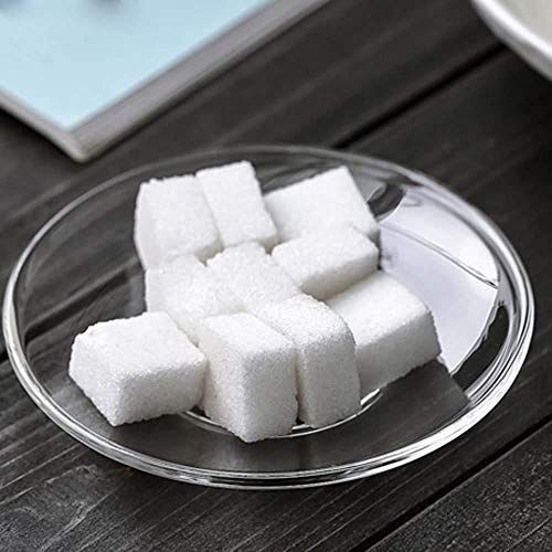 GLASS SAUCER SMALL 6PCS 20842 | KTW316