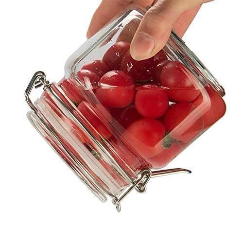 SWING CAP SQUARE JAR 500ML BOX PACK 23079 I GDN73G-5