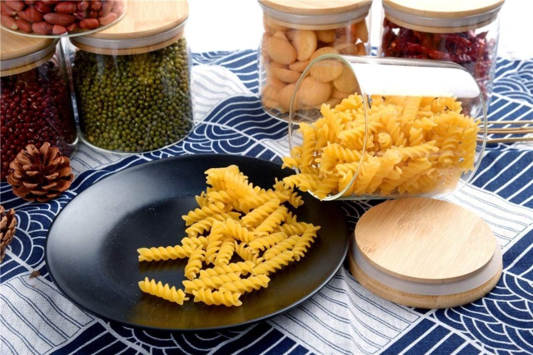 WOODEN LID JAR ROUND 685ML 20147 | GPG10-685-BB