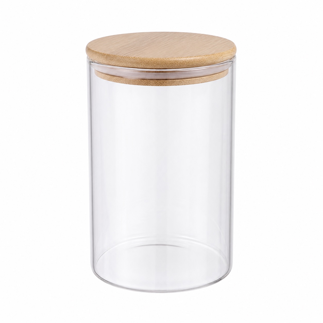 WOODEN LID JAR ROUND 685ML 20147 | GPG10-685-BB
