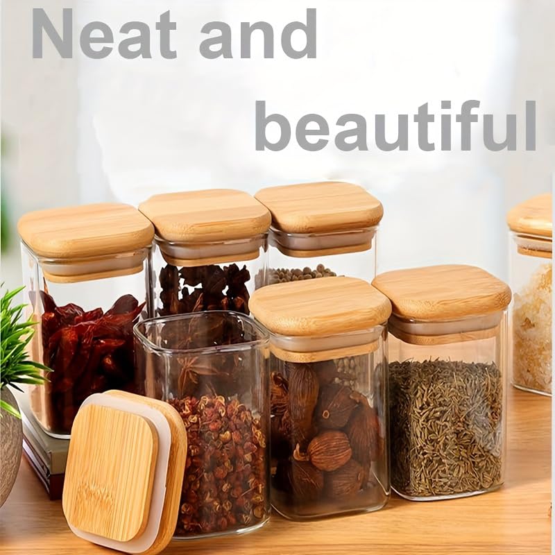 WOODEN LID JAR SQUARE 950ML  36 CTN  22525 | GPG16-950