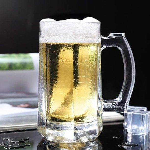 BEER MUG HANDLE 380ML 6 PCS 22428 | ZB68