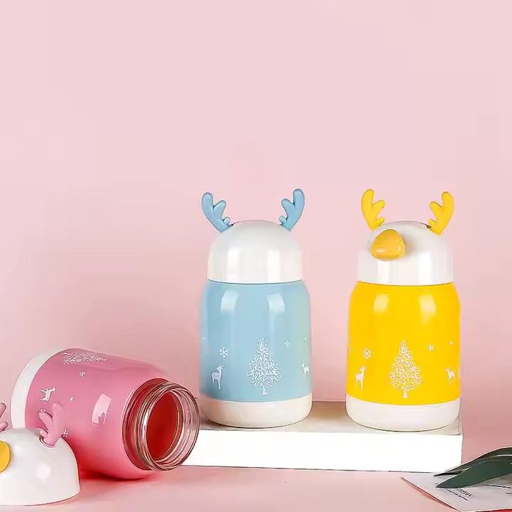 GLASS WATER BOTTLE DESIGN BY FANS 22396 |H6-2407