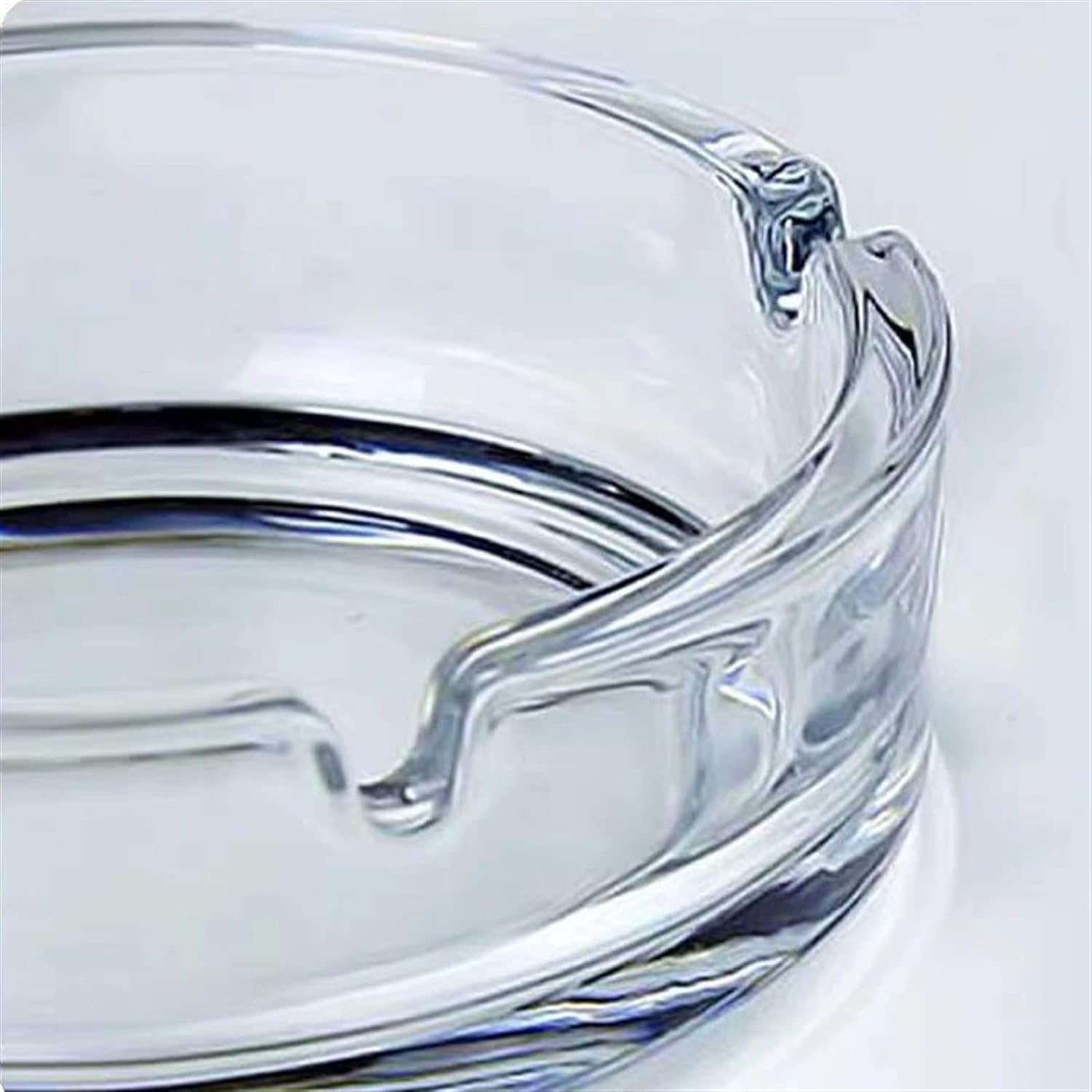 GLASS ROUND ASH TRAY 101MM.  21513 | YG1097
